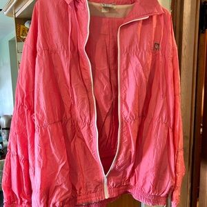 Vintage 80s/90s women's 2 piece tracksuit/wind suit. Lily of Beverly Hills